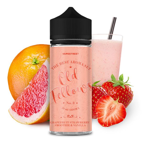 OLD FELLOWS No.8 Grapefruit Strawberry Smoothie & Vanilla Aroma - 20ml