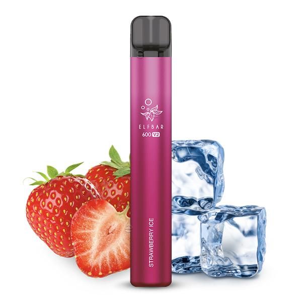 Elfbar 600 V2 CP Einweg E-Zigarette - Strawberry Ice