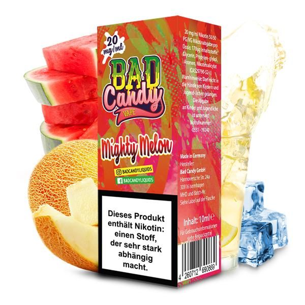 BAD CANDY Mighty Melon Nikotinsalz Liquid - 10ml