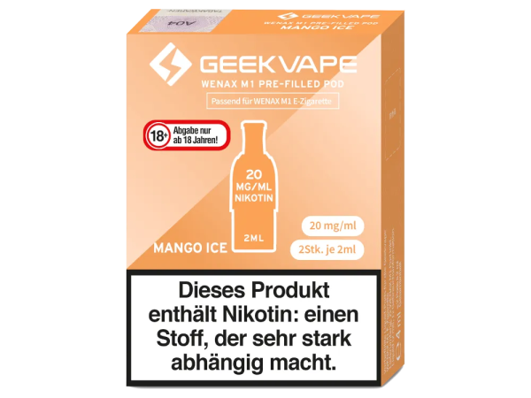 Geekvape Wenax M1 Pre-filled Pod - Mango ICE