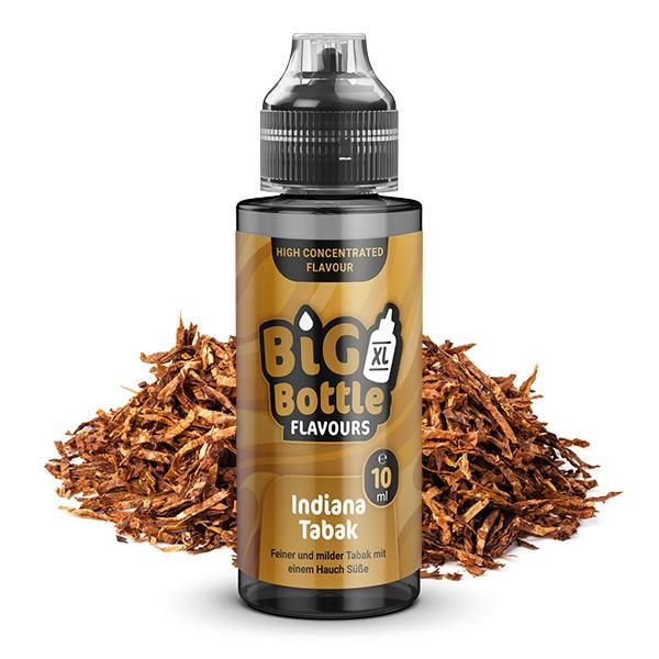 BIG BOTTLE Indiana Tabak Aroma -10ml