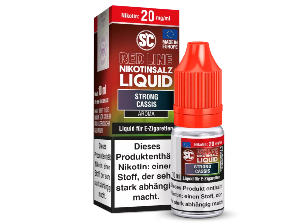 SC Red Line Strong Cassis Nikotinsalz Liquid - 10ml
