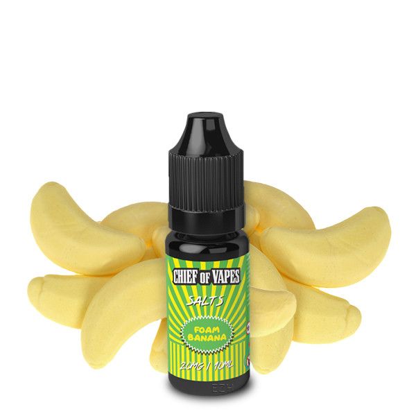CHIEF OF VAPES Foam Banana Nikotinsalz Liquid - 10ml