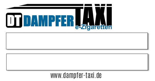 10x selbstklebendes farbiges Dampfer-Taxi® Etiketten Label (63mm x 33mm)