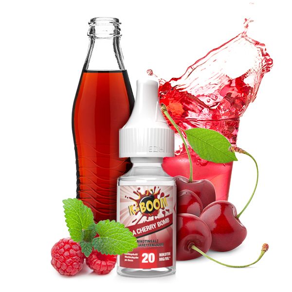 K-BOOM Cola Cherry Bomb Nikotinsalz Liquid 10 ml 20mg