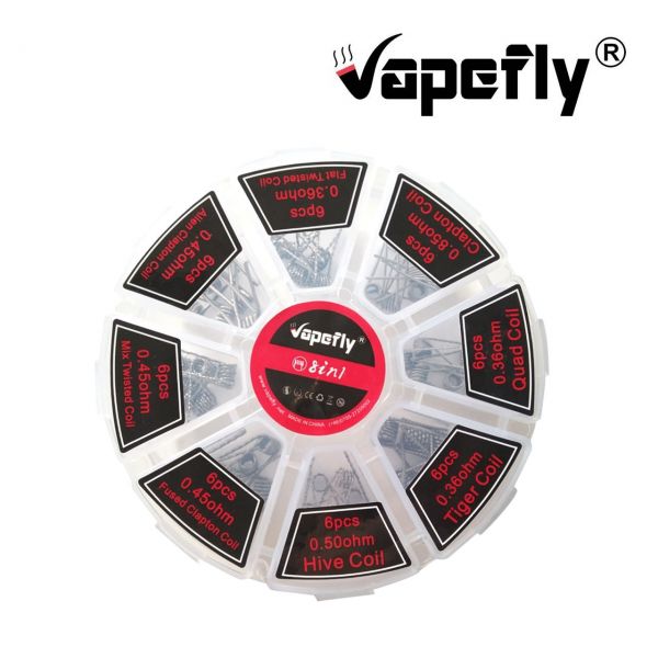 Vapefly 48x Pre-made Coils 8 in 1