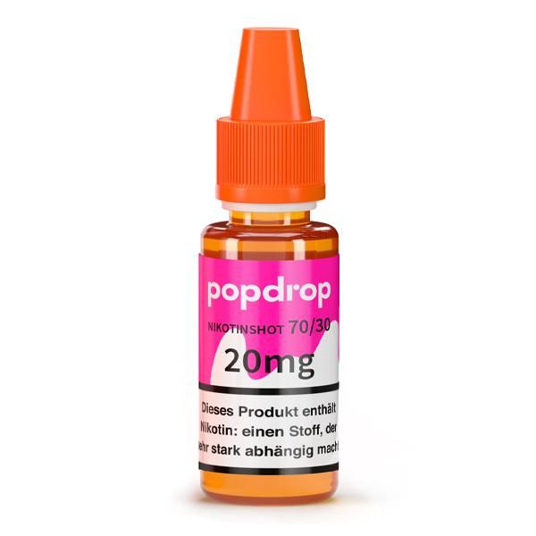 POPDROP Nikotin-Shot 70/30 mit 20mg - 10ml