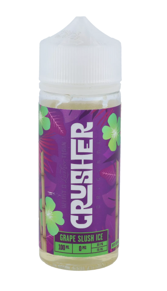 Crusher E-Liquid - Grape Slush Ice - 100ml - 0MG/ML