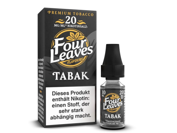 Four Leaves Flavours Tabak Nikotinsalz Liquid - 10ml