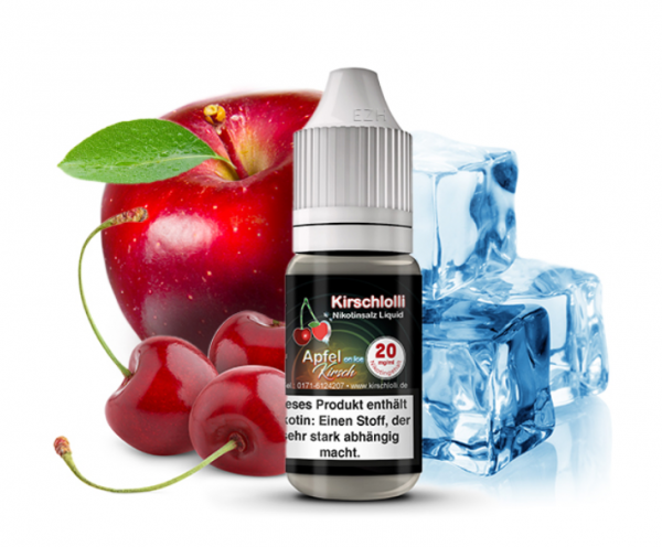 Kirschlolli Apfel Kirsch on Ice Nikotinsalz Liquid - 10ml