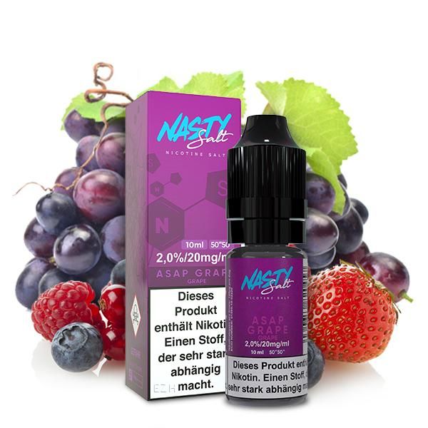 Nasty Juice ASAP Grape Nikotinsalz Liquid - 10ml