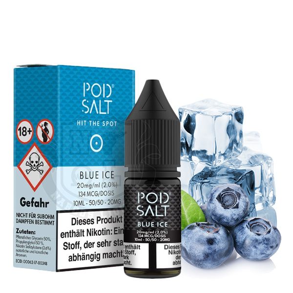 POD SALT Blue Ice Nikotinsalz Liquid - 10 ml