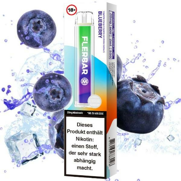 Flerbar M - Einweg E-Zigarette - Blueberry