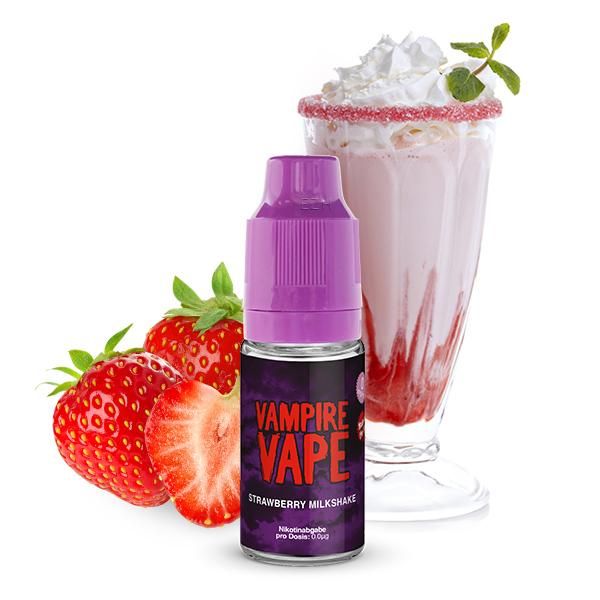 VAMPIRE VAPE Strawberry Milkshake Liquid - 10ml