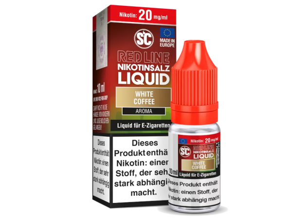 SC Red Line White Coffee Nikotinsalz Liquid - 10ml
