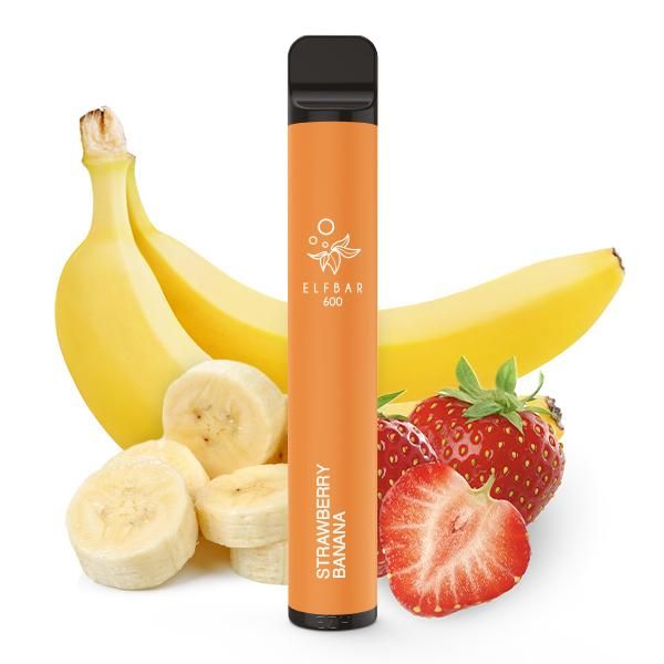 Elfbar 600 CP Einweg E-Zigarette - Strawberry Banana