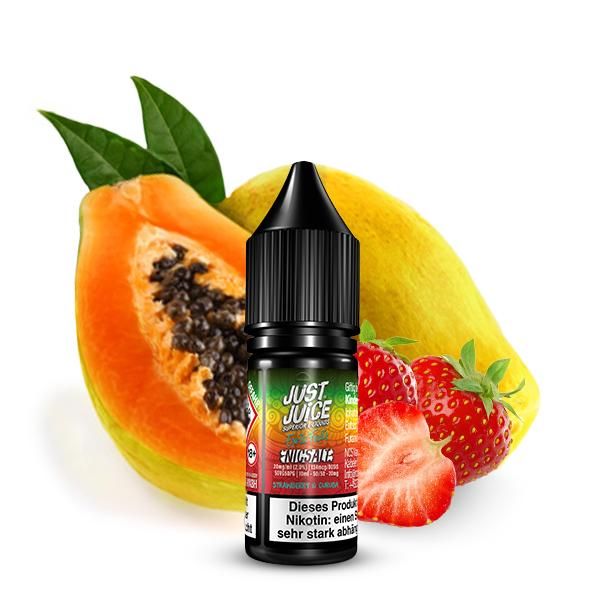 JUST JUICE Strawberry & Curuba Nikotinsalz Liquid - 10ml