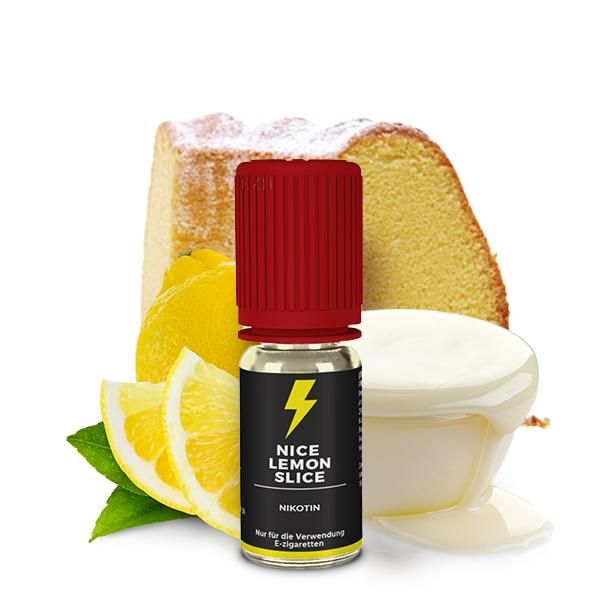 T-JUICE SWEET AND DESSERTS Nice Lemon Slice Nikotinsalz Liquid - 10ml