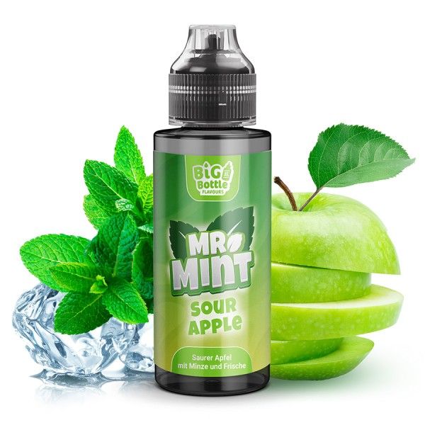 BIG BOTTLE Mr. Mint Sour Apple Aroma - 10ml
