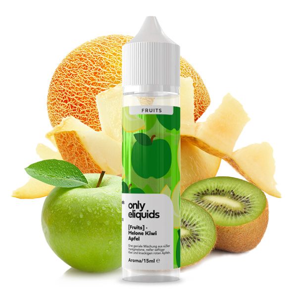 Only FRUITS Melone Apfel Kiwi Aroma 15ml