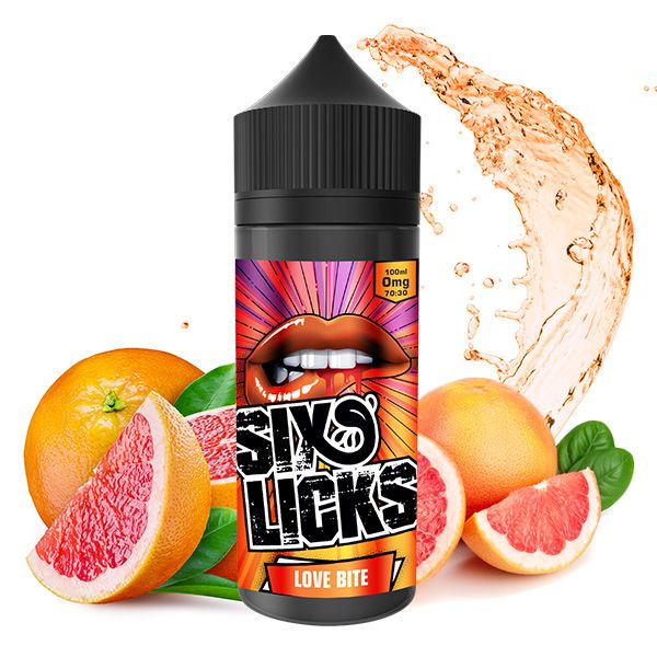 SIX LICKS Love Bite Premium Liquid - 50 / 100 ml