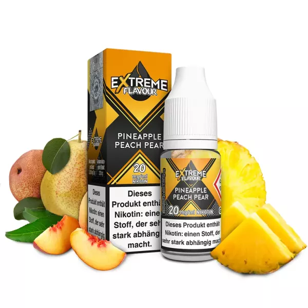 Extreme Flavour Overdosed Pineapple Peach Pear Nikontinsalz Liquid - 10ml