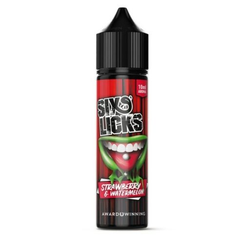 Six Licks Strawberry & Watermelon Aroma - 10ml