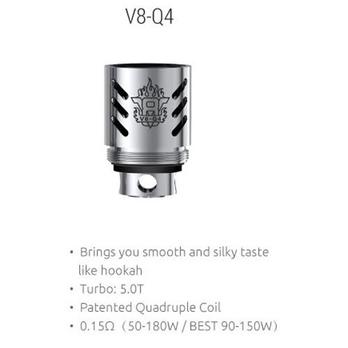 SMOK V8-Q4 Quadruple Coil mit 0.15 Ohm