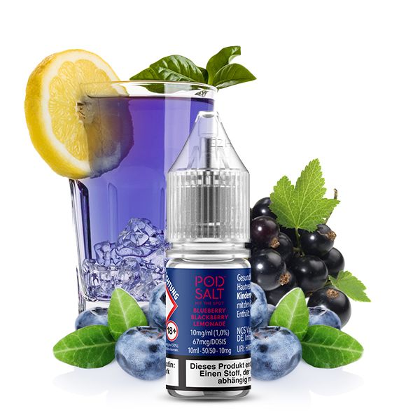 POD SALT XTRA Blueberry Blackberry Lemonade Nikotinsalz Liquid - 10ml