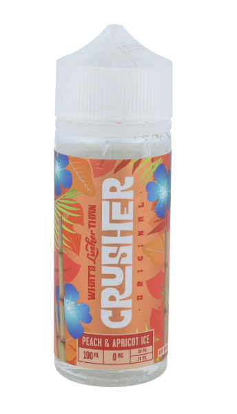Crusher E-Liquid - Peach & Apricot Ice - 100ml - 0MG/ML